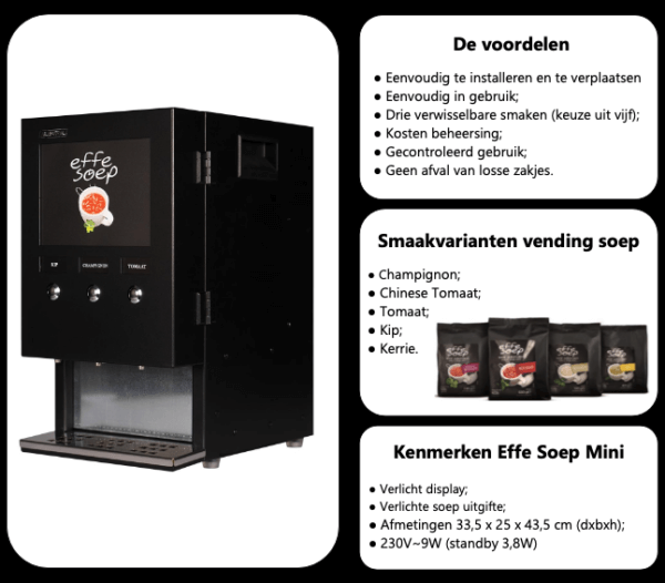 Effe soep mini automaat - Afbeelding 2